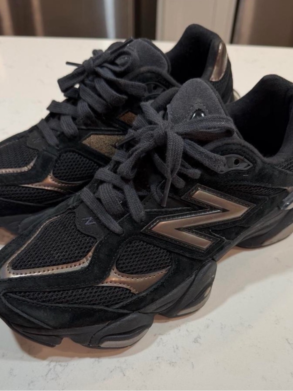 New Balance Women's Black 9060 Sneakers
